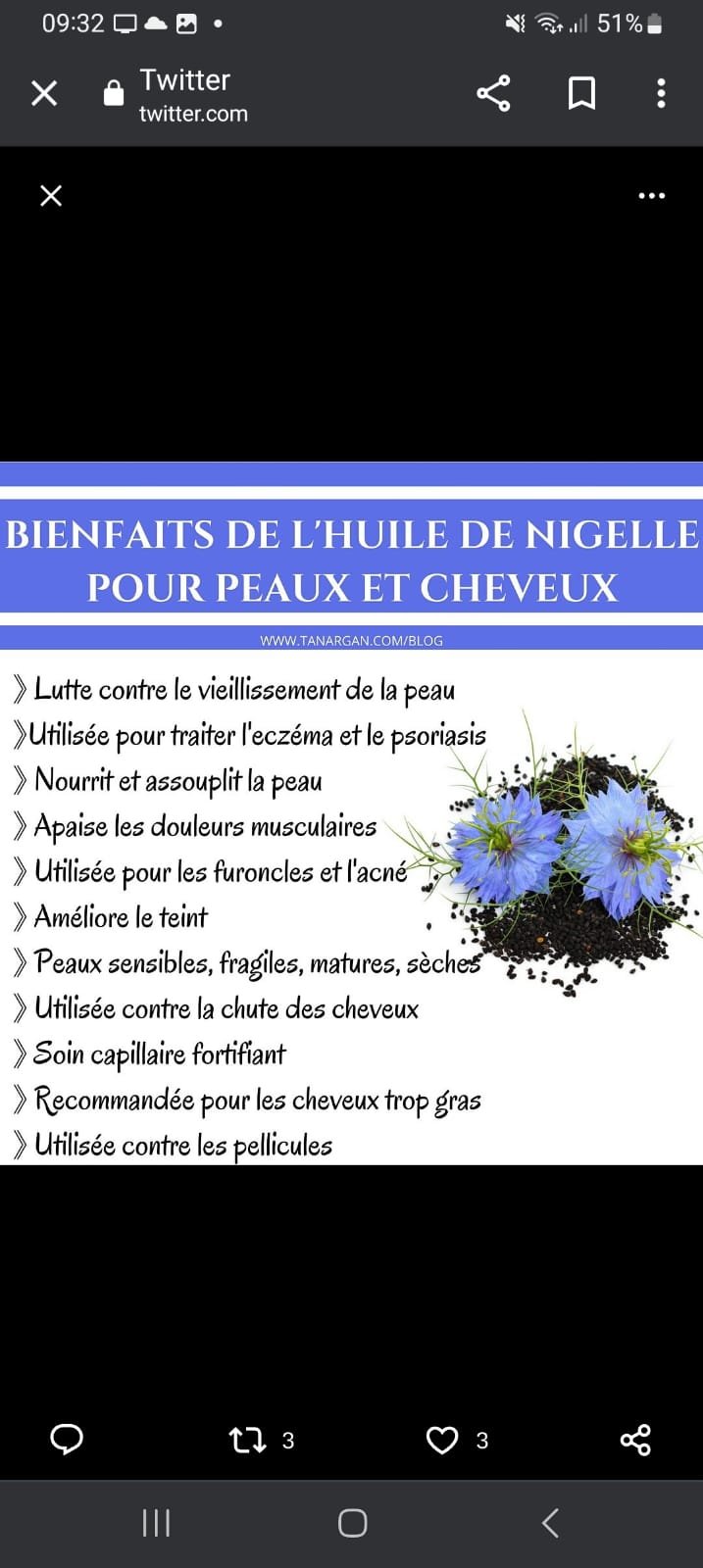 Huile de Nigelle 100% Pur, Fraiche et non filtrée 60ml – Image 5